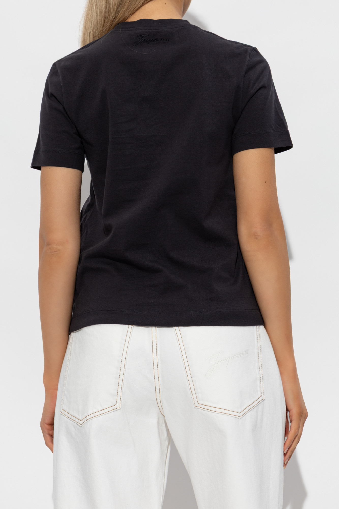 Black T-shirt with logo Jacquemus - Vitkac AS